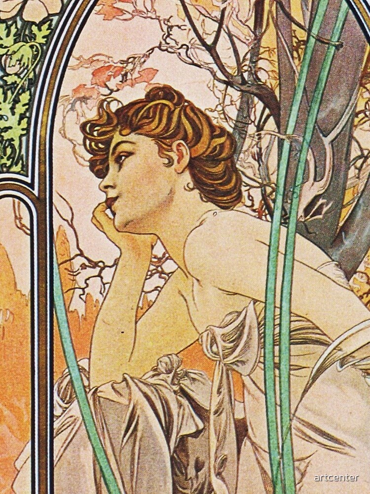 Alphonse Mucha - Evening Reverie by artcenter