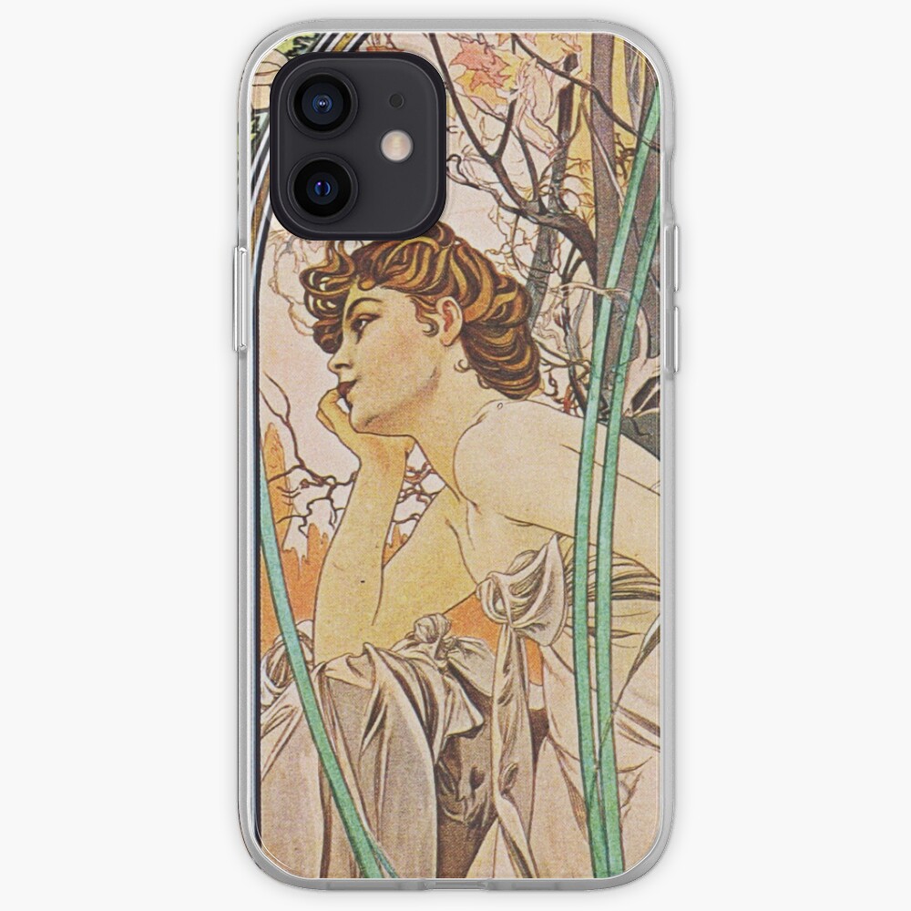 Alphonse Mucha - Evening Reverie iPhone Case & Cover