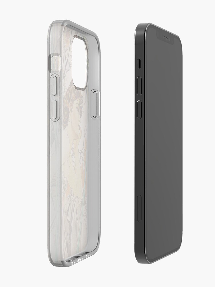 Alternate view of Alphonse Mucha - Evening Reverie iPhone Case & Cover