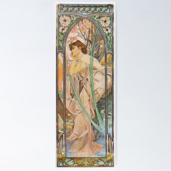 Item preview, Alphonse Mucha - Evening Reverie designed and sold by artcenter.