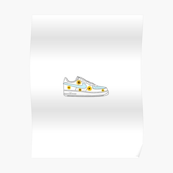 Sunflower Air Force One Poster