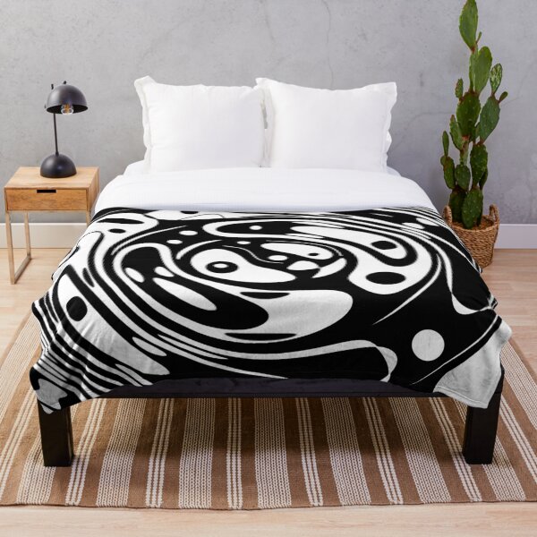 Dawn's Tear Drops Throw Blanket