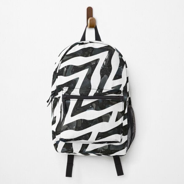 Item preview, Aesthetic Black and White Abstract Chevron Pattern designed and sold by cadinera.
