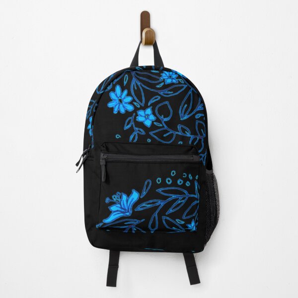Item preview, Blue flower pattern designed and sold by Lea Rothgänger.