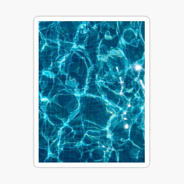 Item preview, Clear blue pool designed and sold by lovesuperkarma.