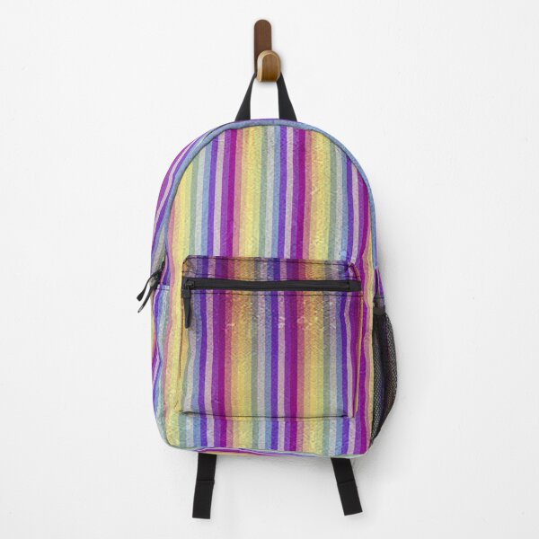 Item preview, Dreary Rainbow Stripes Pattern designed and sold by WiccaFairy.