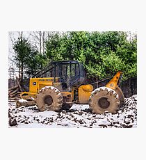 Logging Equipment January 2007 Photographic Print