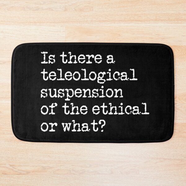 Item preview, Kierkegaard Moral Philosophy Joke  designed and sold by kierkegaard.