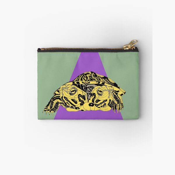 Item preview, Two Headed Yellow Bellied Slider Turtle - Pop Art - Illustration designed and sold by vernapoppy.