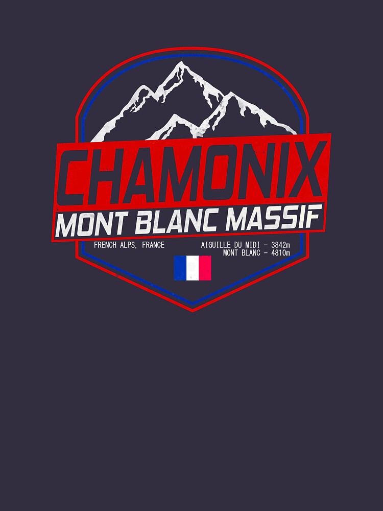 Retro Ski Chamonix Mont Blanc France Skiing and Mountain Biking Paradise by chriswilson111
