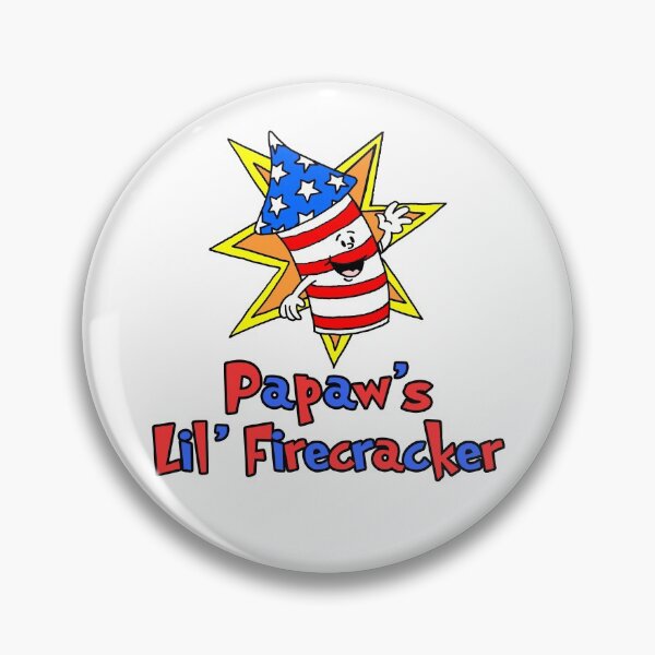 Item preview, Papaw's Little Firecracker 4th July Cartoon designed and sold by jaycartoonist.