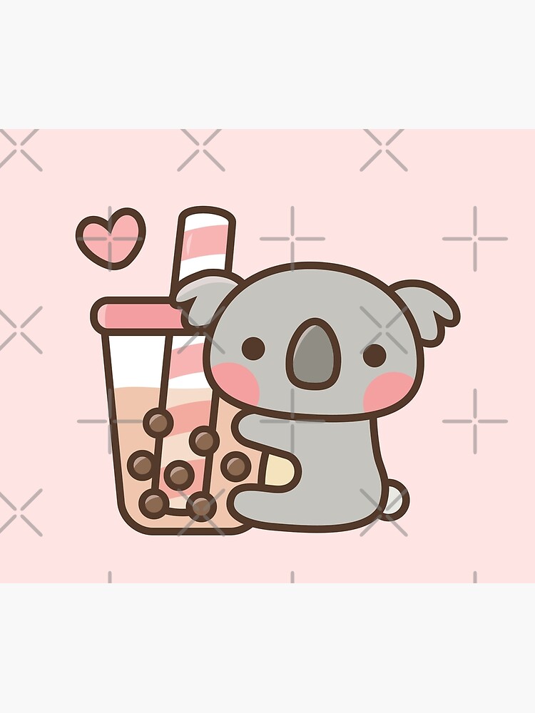 Lindo oso de koala y té de burbujas de rustydoodle