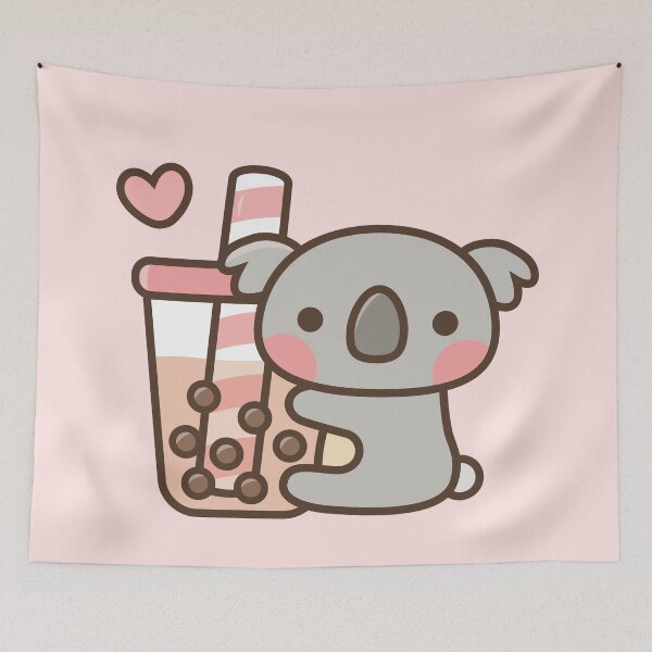 Item preview, Cute Koala Bear And Bubble Tea designed and sold by rustydoodle.