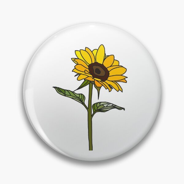 Item preview, Aesthetic Sunflower on White designed and sold by Rocket-To-Pluto.