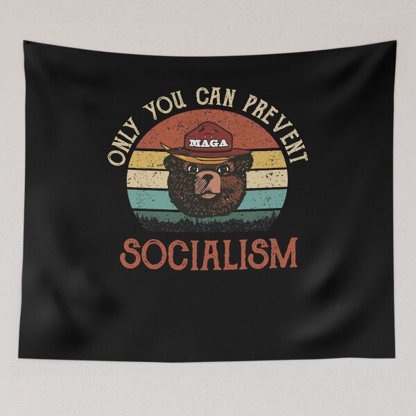 Item preview, Only Can You Prevent Maga Socialism Bear designed and sold by BRONZELBTAYLOR.