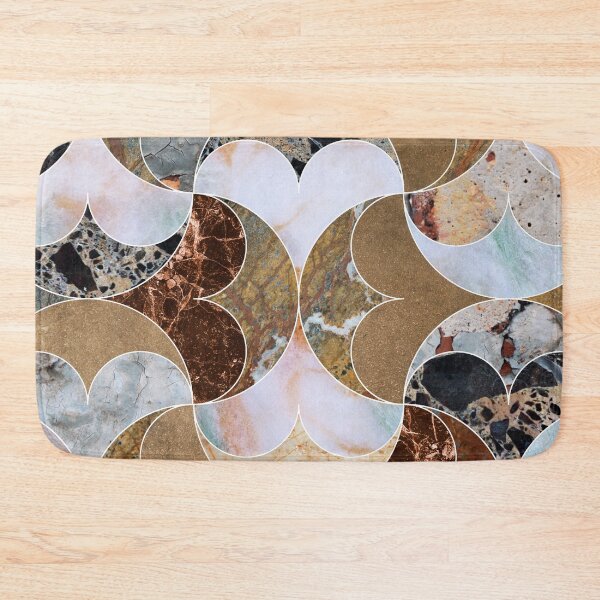 Item preview, Earth Tones Marble Tiles Pattern designed and sold by cadinera.