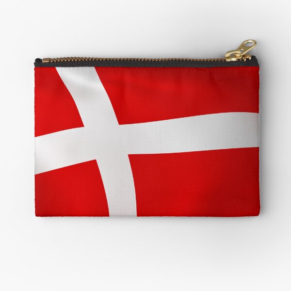 Dannebrog Danish flag flag Denmark Zipper Pouch