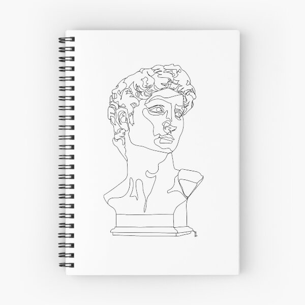 Item preview, Michelangelo's David, Greek Statue - One Line Drawing designed and sold by jordaneastwood1.