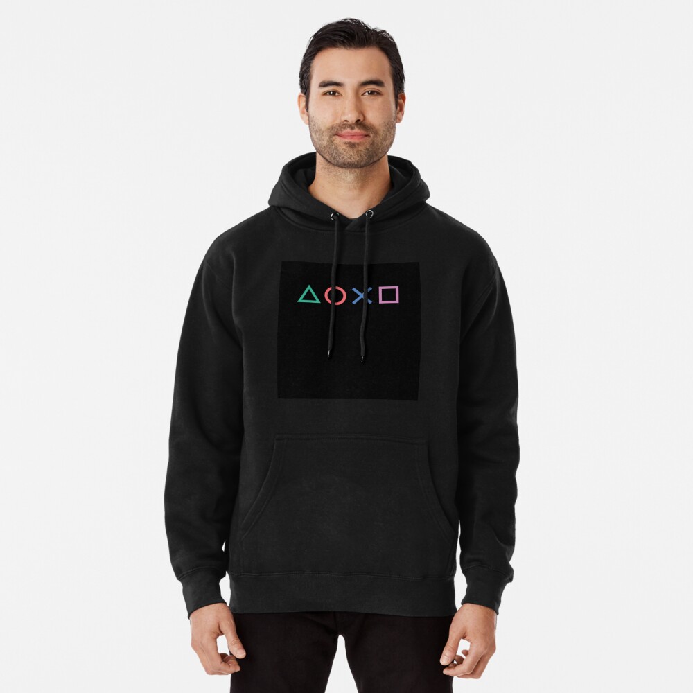 playstation logo hoodie