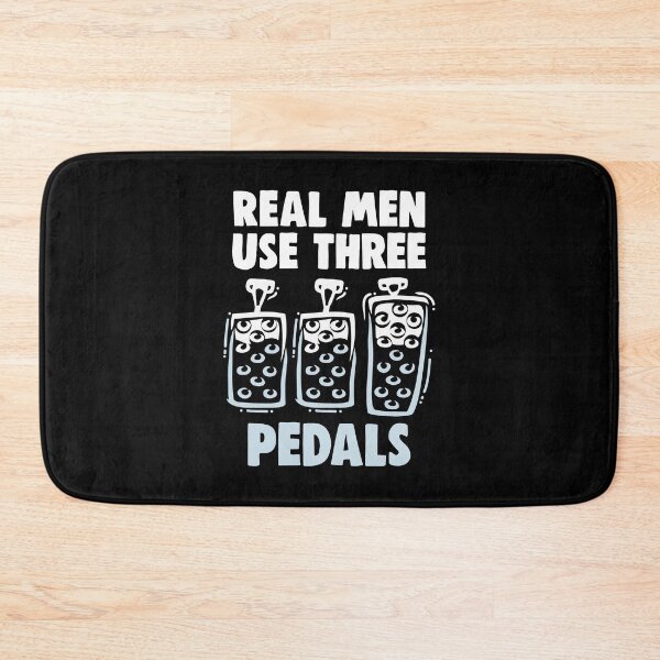 Item preview, Real Men Use Three Pedals, Funny Manual Transmission designed and sold by T-Junkie.
