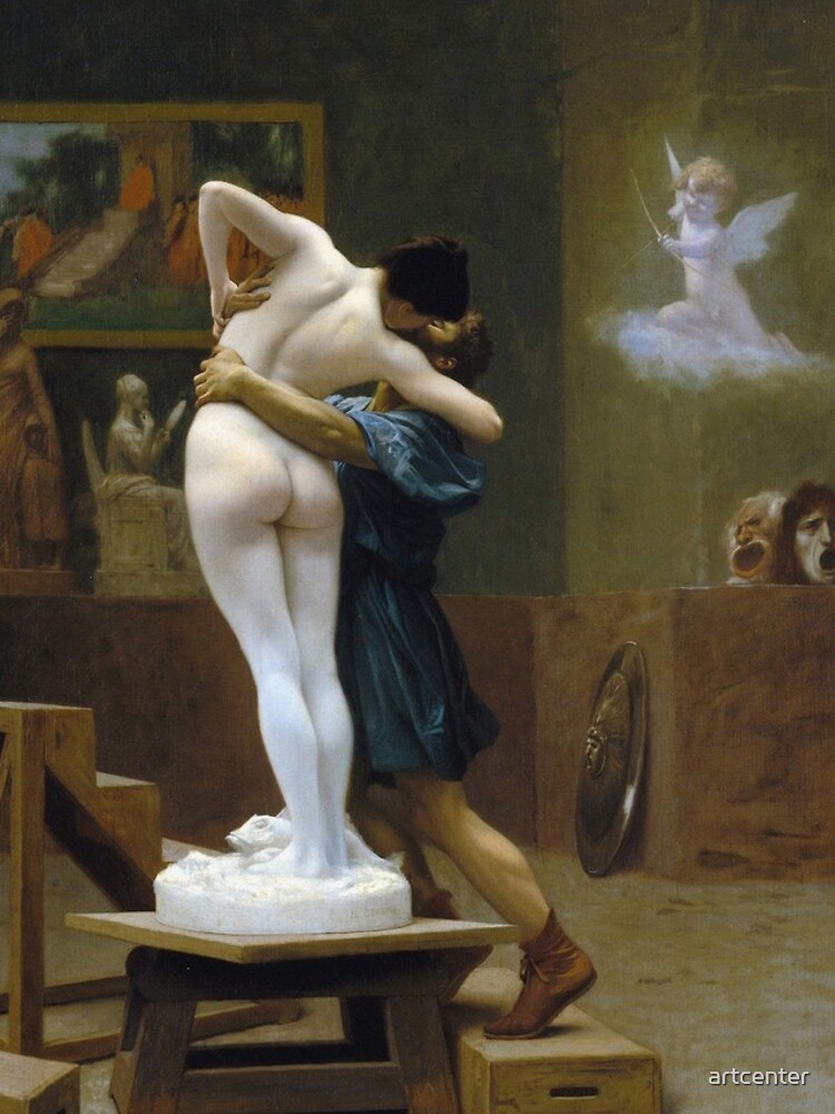 Jean-Leon Gerome - Pygmalion And Galatea by artcenter