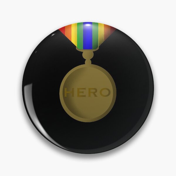 Item preview, Rainbow Hero Medal designed and sold by abigabhall.