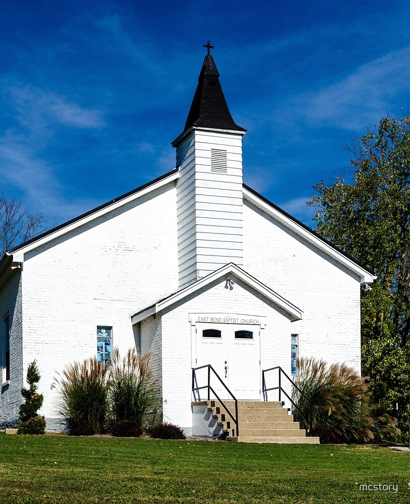 "East Bend Baptist Church" by mcstory Redbubble