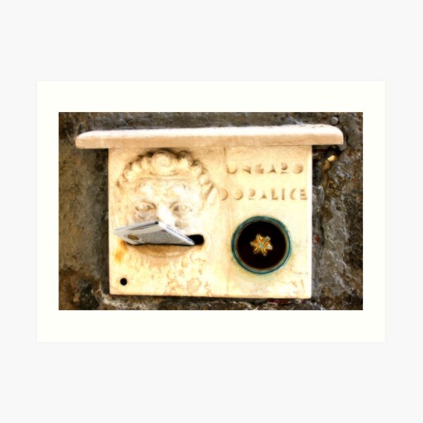 ITALIAN MAIL Art Print