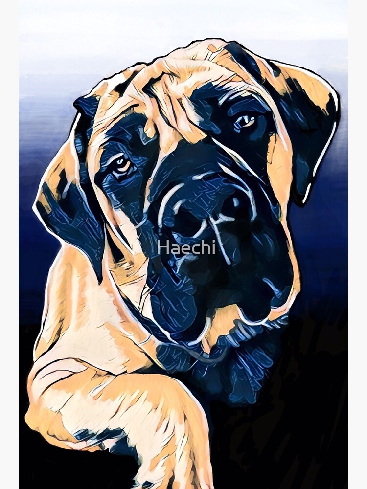 English best sale mastiff painting