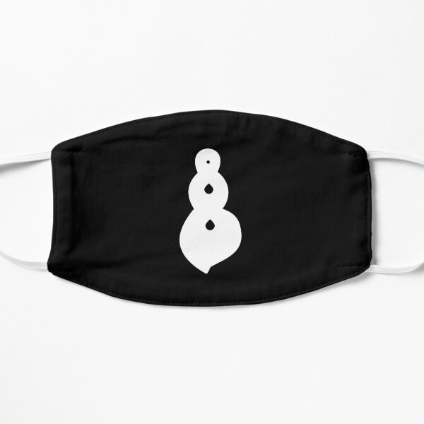 Pikorua Infinity Twist Maori Symbol White Mask