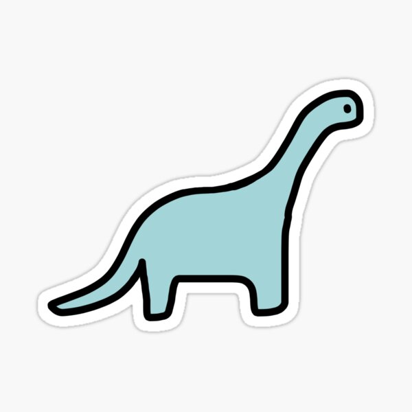 Artikel-Vorschau von Brontosaurus Apatosaurus Brachiosaurus Blauer Dinosaurier, designt und verkauft von bassoongirl123.
