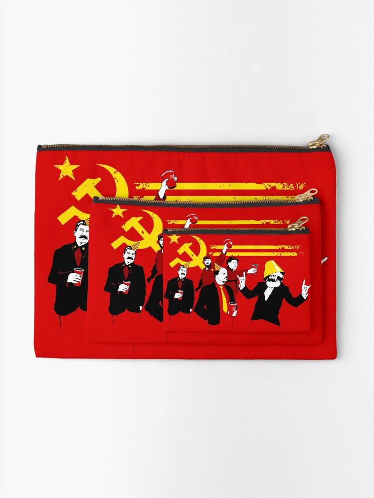 Alternate view of The Communist Party (original) Zipper Pouch