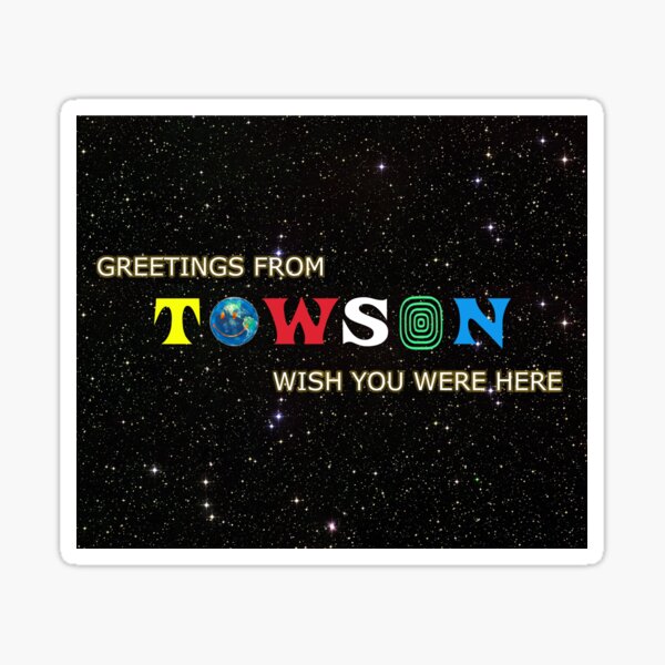 Item preview, Towson - wish you were here  designed and sold by caitlyn5a.