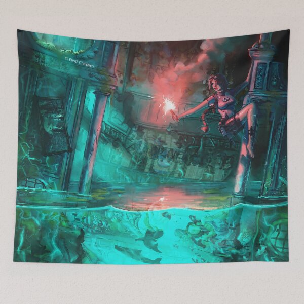 Item preview, Wreck of the Maria Doria - Tomb Raider 2 - Lara Croft | Art by Eliott Cha'coco designed and sold by Eliott Sontot.