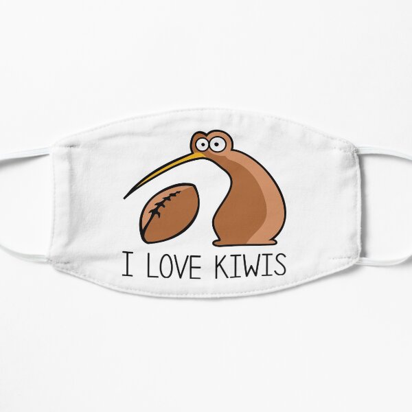 Kiwi Bird Cartoon I love Kiwis Mask