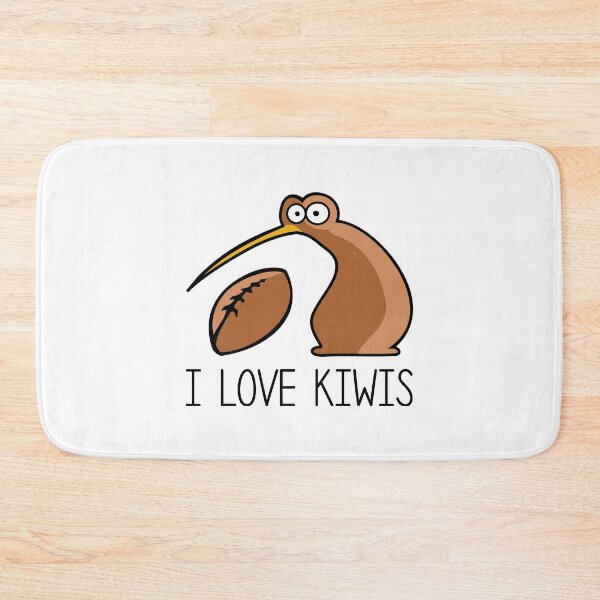 Item preview, Kiwi Bird Cartoon I love Kiwis designed and sold by kiwishirts.