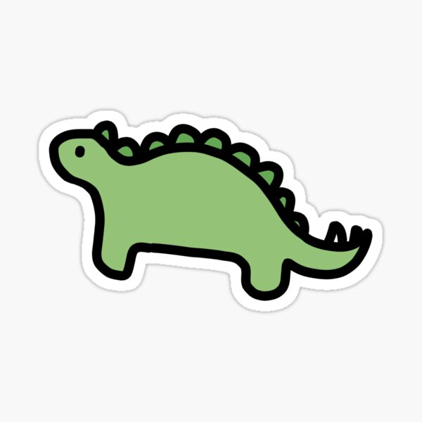 Item preview, Stegosaurus Green Dinosaur designed and sold by bassoongirl123.