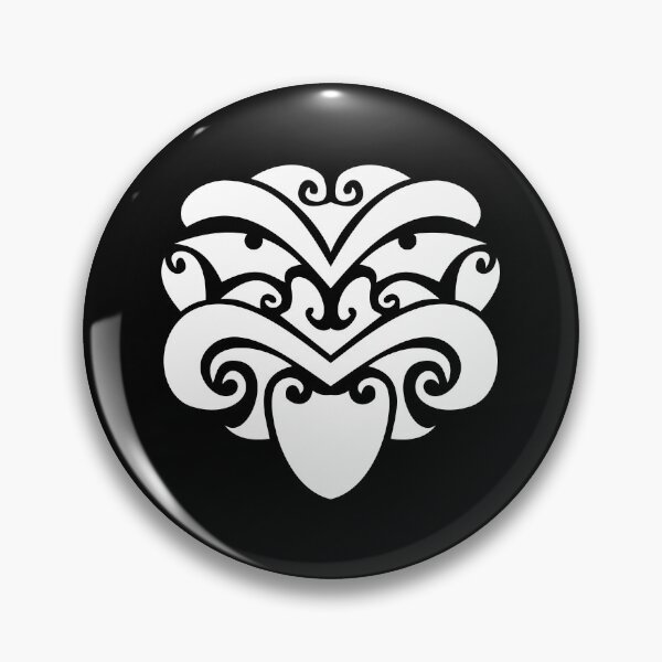 Item preview, Hei Tiki Maori Symbol White designed and sold by kiwishirts.