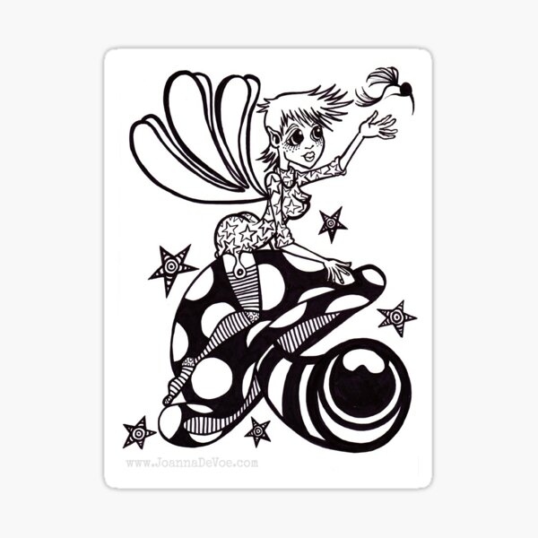 The Shroom Fairie...  Sticker
