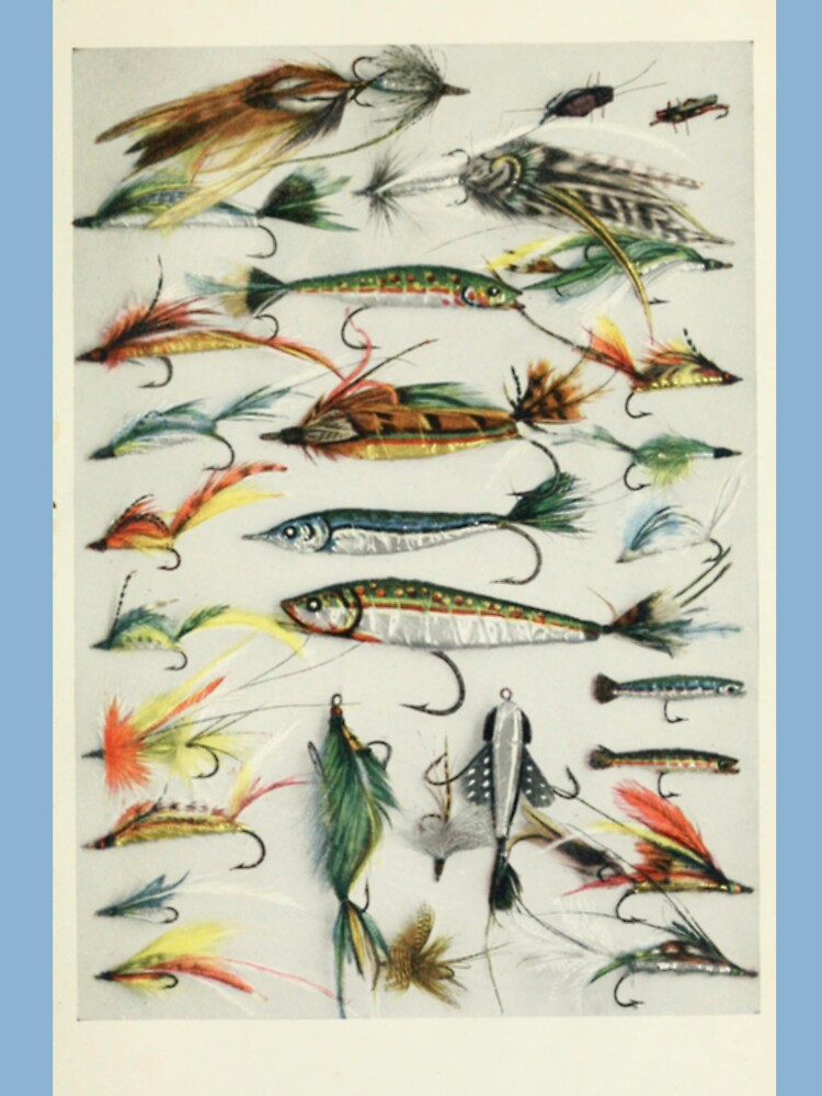 Trout Lures Sticker Pack Fishing Lake Stream Pond Angler Treble Hooks Art  Print for Sale by CBCreations73