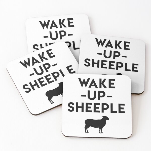 Item preview, Wake Up Sheeple - Funny Political Social Gift designed and sold by phassystore.
