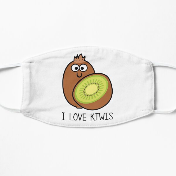 Cartoon I love Kiwis Mask