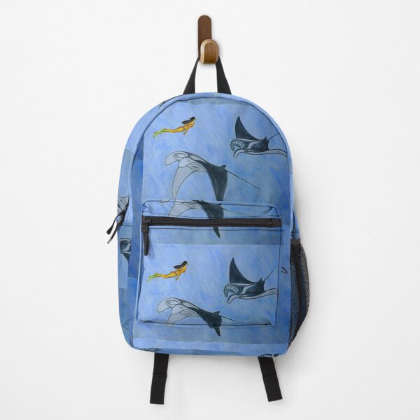 Freediving with Manta Ray Backpack