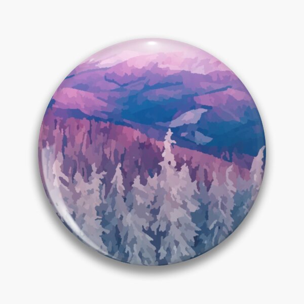 Item preview, Snowy forest style A designed and sold by Golden Goat King.