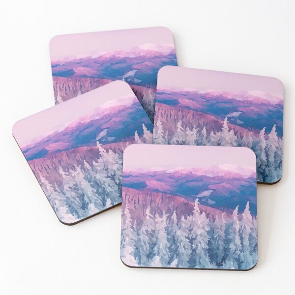 Item preview, Snowy forest style A designed and sold by Golden Goat King.