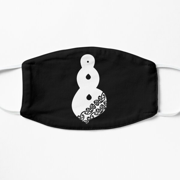 Pikorua Infinity Twist Maori Symbol White Mask