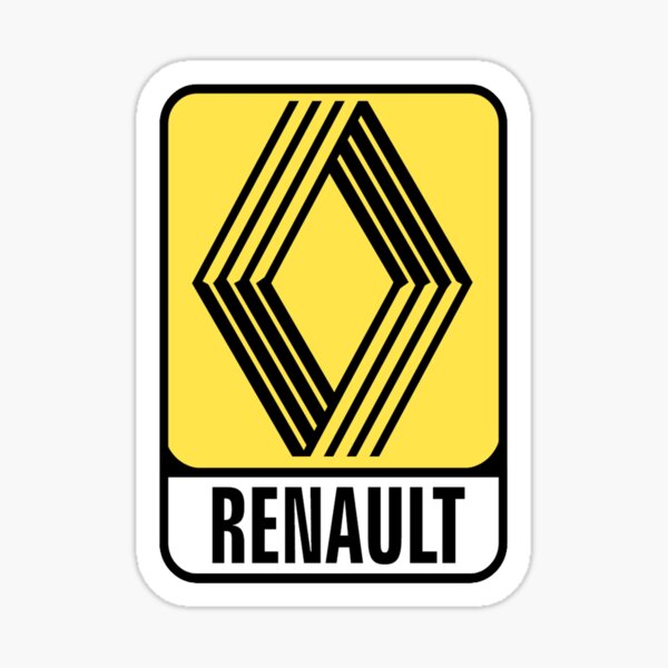 RENAULT LOGO 1972 Sticker