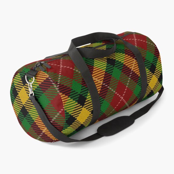Item preview, Diagonal tartan yellow green red pink black designed and sold by pattypattern.