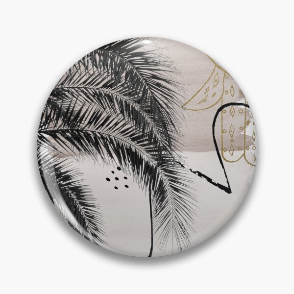 Item preview, Banana Palms Hamsa Hand Abstract - Naturelle #1 #minimal #wall #decor #art designed and sold by Anita's & Bella's Art.