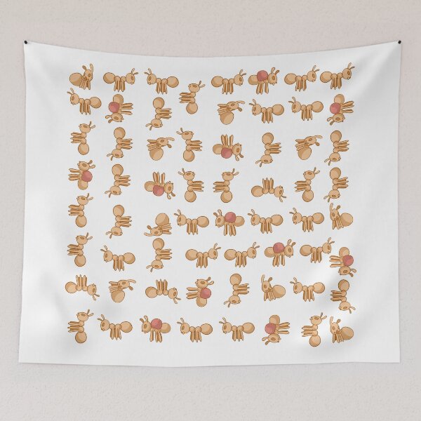 Item preview, Ant infestation cute illustrated ants designed and sold by cu-b3.